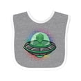 thumbnail image 1 of Inktastic Spaceship Funny Alien Outer Space Boys or Girls Baby Bib, 1 of 4