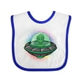 thumbnail image 1 of Inktastic Spaceship Funny Alien Outer Space Boys or Girls Baby Bib, 1 of 4