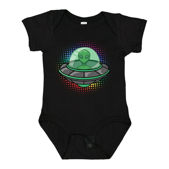 Inktastic Spaceship Funny Alien Outer Space Boys or Girls Baby Bodysuit
