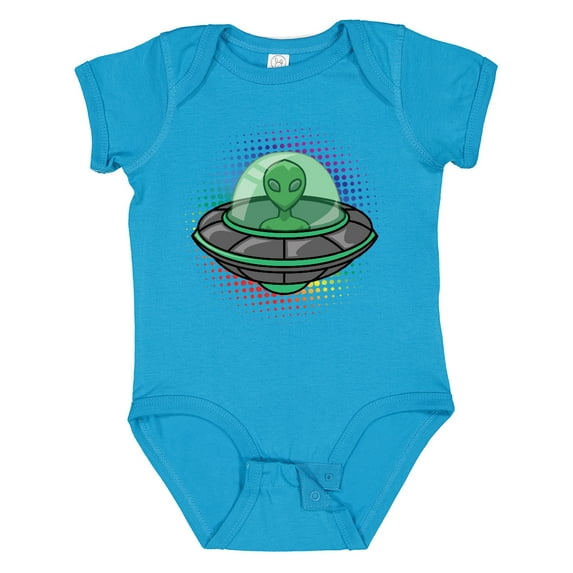 Inktastic Spaceship Funny Alien Outer Space Boys or Girls Baby Bodysuit