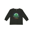 thumbnail image 1 of Inktastic Spaceship Funny Alien Outer Space Boys or Girls Long Sleeve Toddler T-Shirt, 1 of 5