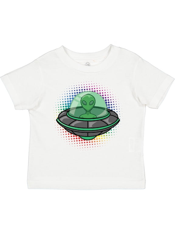 Spaceship Funny Alien Outer Space Boys or Girls Toddler T-Shirt
