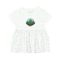 thumbnail image 1 of Inktastic Spaceship Funny Alien Outer Space Girls Baby Dress, 1 of 5