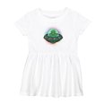 thumbnail image 1 of Inktastic Spaceship Funny Alien Outer Space Girls Baby Dress, 1 of 5
