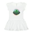 thumbnail image 1 of Inktastic Spaceship Funny Alien Outer Space Girls Toddler Dress, 1 of 5