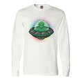 thumbnail image 1 of Inktastic Spaceship Funny Alien Outer Space Long Sleeve T-Shirt, 1 of 5