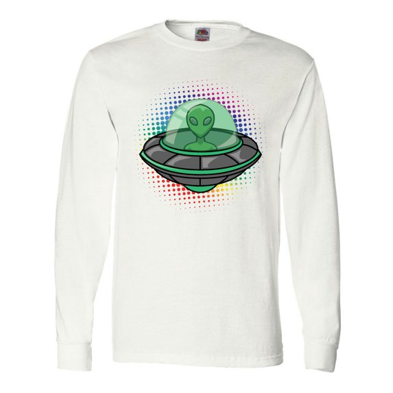 Inktastic Spaceship Funny Alien Outer Space Long Sleeve T-Shirt