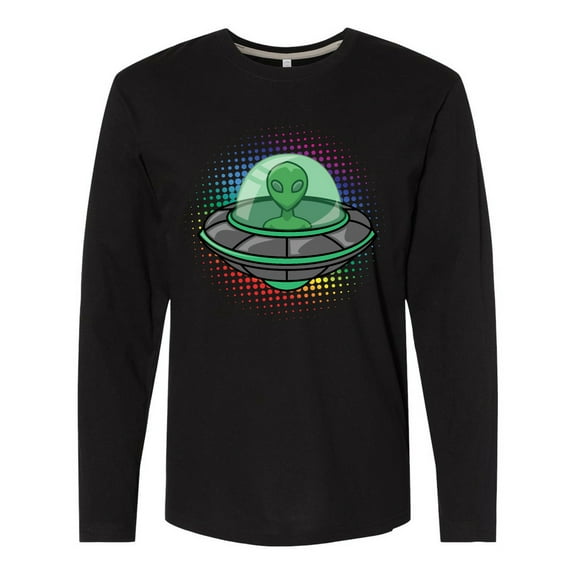 Inktastic Spaceship Funny Alien Outer Space Long Sleeve T-Shirt
