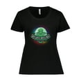 thumbnail image 1 of Inktastic Spaceship Funny Alien Outer Space Women's Plus Size T-Shirt, 1 of 5