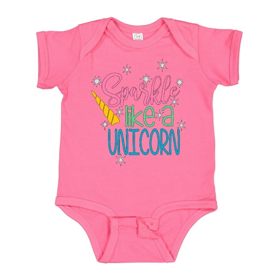 Inktastic Sparkle Like a Unicorn Boys or Girls Baby Bodysuit