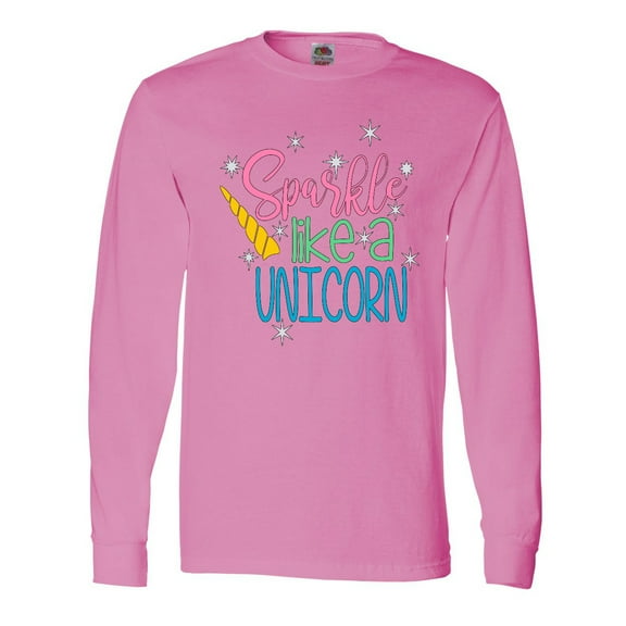 Inktastic Sparkle Like a Unicorn Long Sleeve T-Shirt