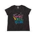 thumbnail image 1 of Inktastic Sparkle Like a Unicorn Women's Plus Size T-Shirt, 1 of 5