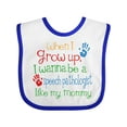 thumbnail image 1 of Inktastic Speech Pathologist Like Mommy Boys or Girls Baby Bib, 1 of 4