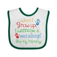 thumbnail image 1 of Inktastic Speech Pathologist Like Mommy Boys or Girls Baby Bib, 1 of 4