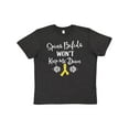 thumbnail image 1 of Inktastic Spina Bifida Awareness Message Ribbon Youth T-Shirt, 1 of 5