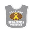 thumbnail image 1 of Inktastic Spina Bifida Awareness Ribbon Boys or Girls Baby Bib, 1 of 4