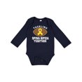 thumbnail image 1 of Inktastic Spina Bifida Awareness Ribbon Boys or Girls Long Sleeve Baby Bodysuit, 1 of 5