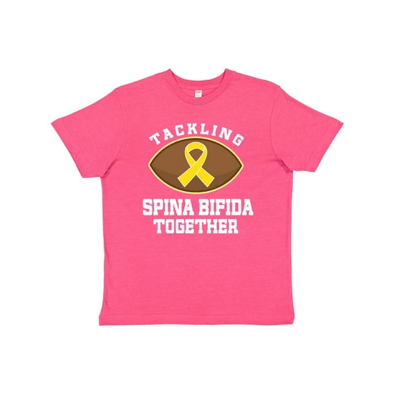 Inktastic Spina Bifida Awareness Ribbon Youth T-Shirt