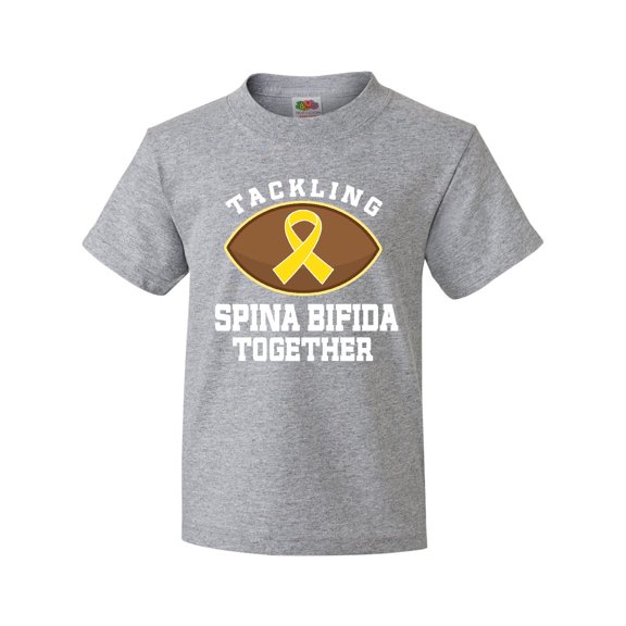 Inktastic Spina Bifida Awareness Ribbon Youth T-Shirt