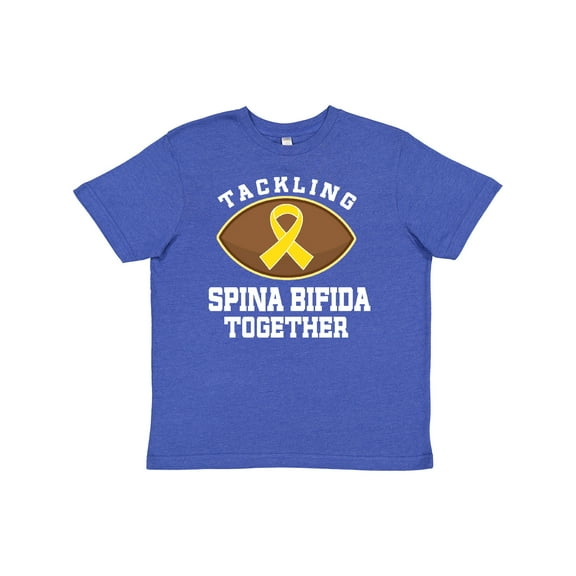 Inktastic Spina Bifida Awareness Ribbon Youth T-Shirt