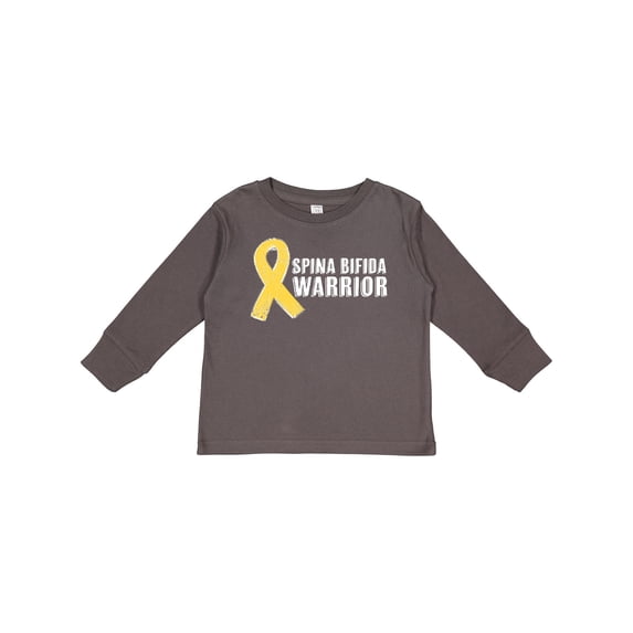 Inktastic Spina Bifida Warrior Boys or Girls Long Sleeve Toddler T-Shirt