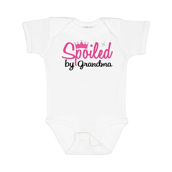 Inktastic Spoiled By Grandma Girls Baby Bodysuit