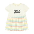 thumbnail image 1 of Inktastic Spoiled by Grandma Girls Baby Dress, 1 of 5