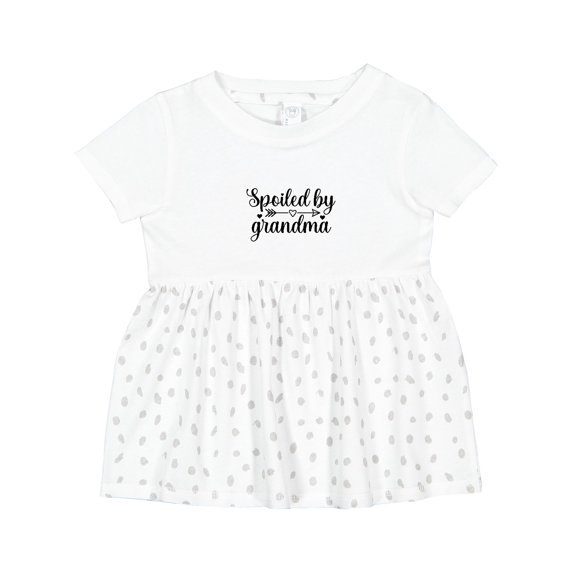 Inktastic Spoiled by Grandma Girls Baby Dress