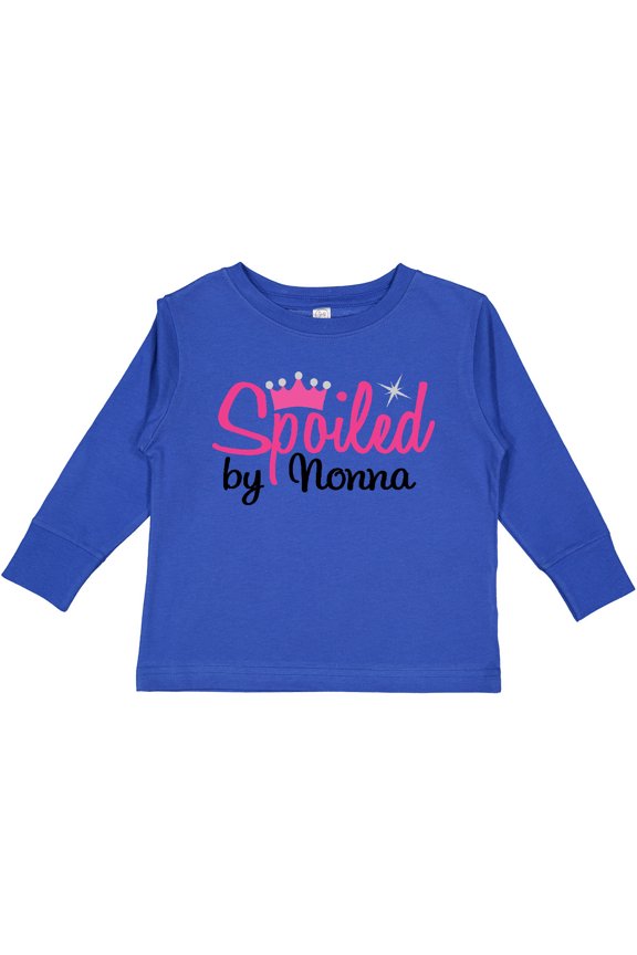 Spoiled by Nonna Girls Long Sleeve Toddler T-Shirt