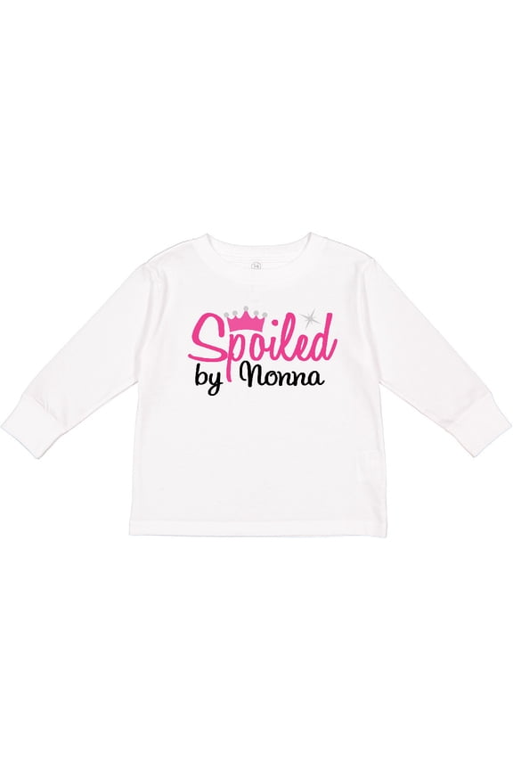 Spoiled by Nonna Girls Long Sleeve Toddler T-Shirt