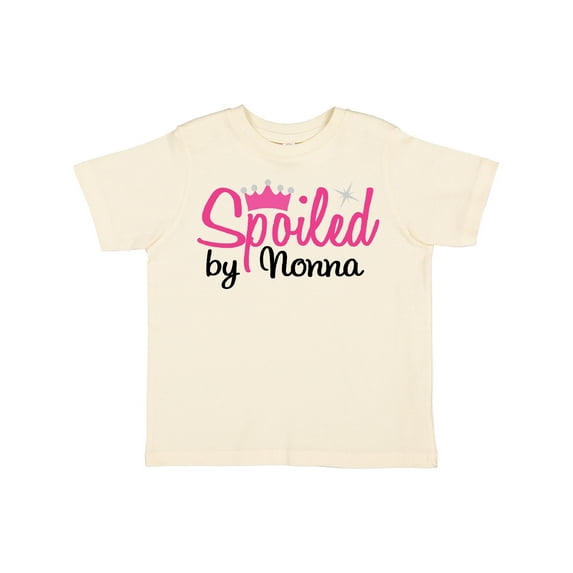 Inktastic Spoiled by Nonna Girls Toddler T-Shirt