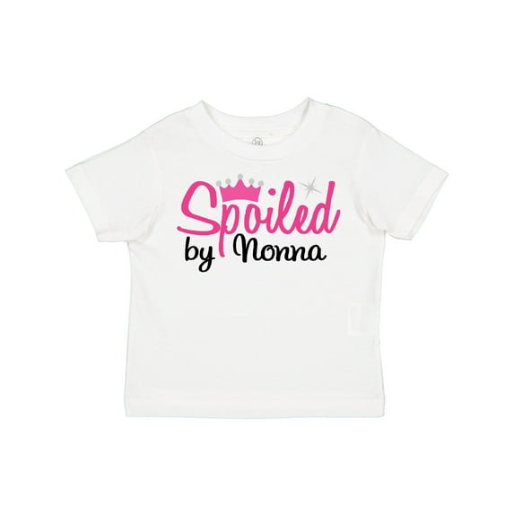 Inktastic Spoiled by Nonna Girls Toddler T-Shirt