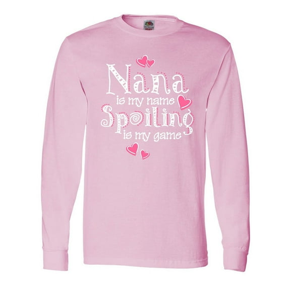 Inktastic Spoiling Nana Long Sleeve T-Shirt