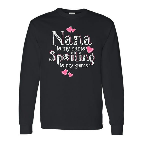 Inktastic Spoiling Nana Long Sleeve T-Shirt