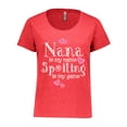 thumbnail image 1 of Inktastic Spoiling Nana Women's Plus Size T-Shirt, 1 of 5