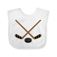 thumbnail image 1 of Inktastic Sports Hockey Sticks Boys or Girls Baby Bib, 1 of 4