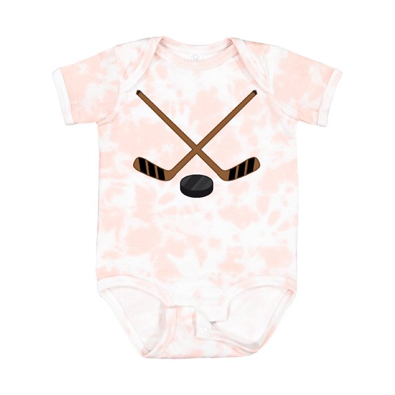 Inktastic Sports Hockey Sticks Boys or Girls Baby Bodysuit