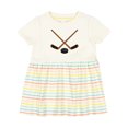 thumbnail image 1 of Inktastic Sports Hockey Sticks Girls Baby Dress, 1 of 5