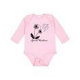 thumbnail image 1 of Inktastic Spread Kindness Dandelion Boys or Girls Long Sleeve Baby Bodysuit, 1 of 5