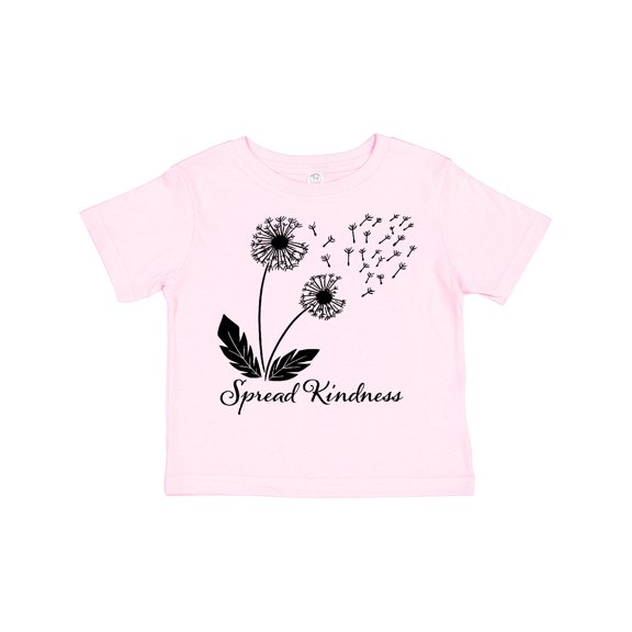 Inktastic Spread Kindness Dandelion Boys or Girls Toddler T-Shirt