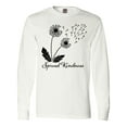 thumbnail image 1 of Inktastic Spread Kindness Dandelion Long Sleeve T-Shirt, 1 of 5