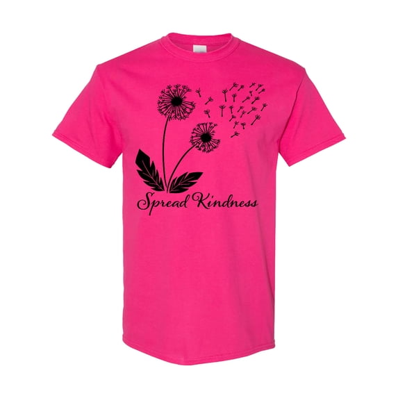 Inktastic Spread Kindness Dandelion T-Shirt