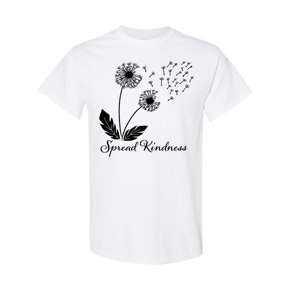 Inktastic Spread Kindness Dandelion T-Shirt