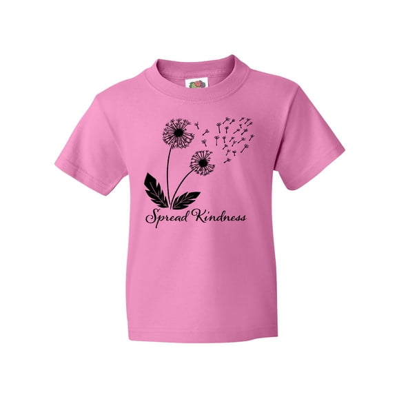 Inktastic Spread Kindness Dandelion Youth T-Shirt