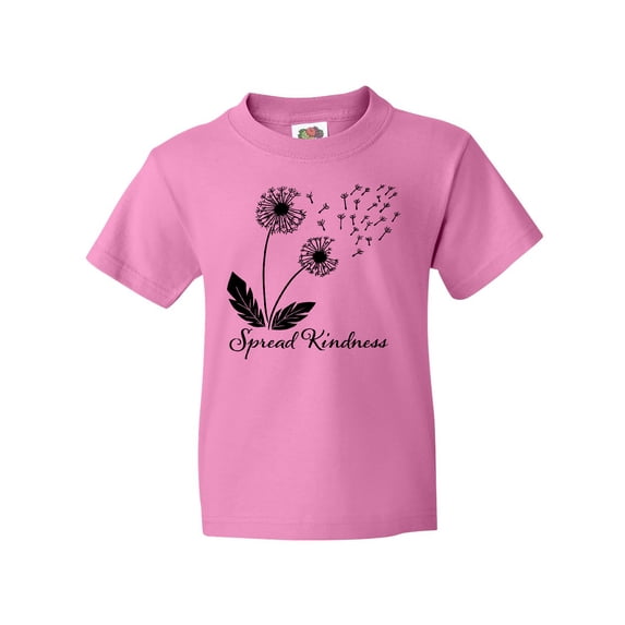 Inktastic Spread Kindness Dandelion Youth T-Shirt