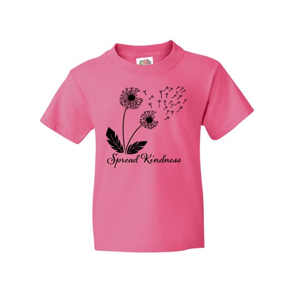Inktastic Spread Kindness Dandelion Youth T-Shirt