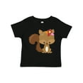 thumbnail image 1 of Inktastic Spring Animals, Cute Squirrel, Colorful Flowers Boys or Girls Toddler T-Shirt, 1 of 5