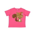 thumbnail image 1 of Inktastic Spring Animals, Cute Squirrel, Colorful Flowers Boys or Girls Toddler T-Shirt, 1 of 5