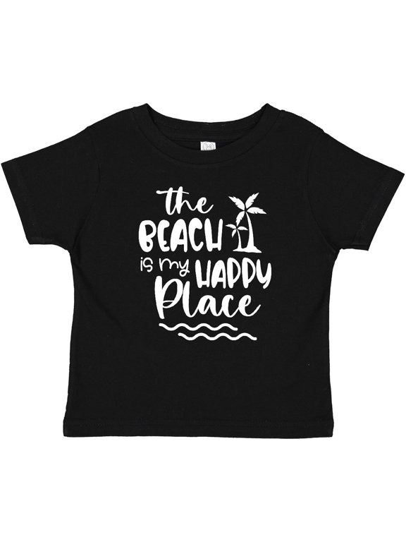 Spring Break the Beach is My Happy Place Boys or Girls Baby T-Shirt