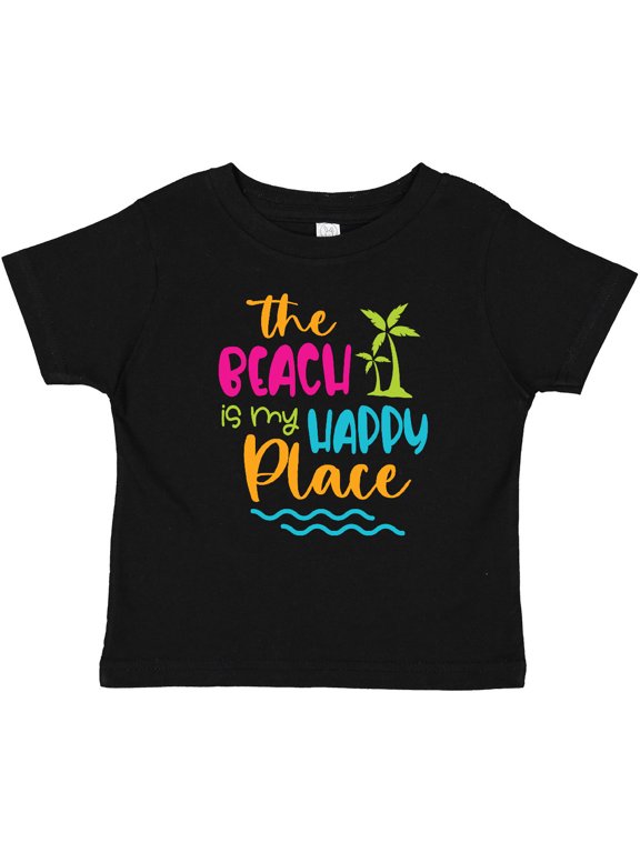 Spring Break the Beach is My Happy Place Boys or Girls Baby T-Shirt